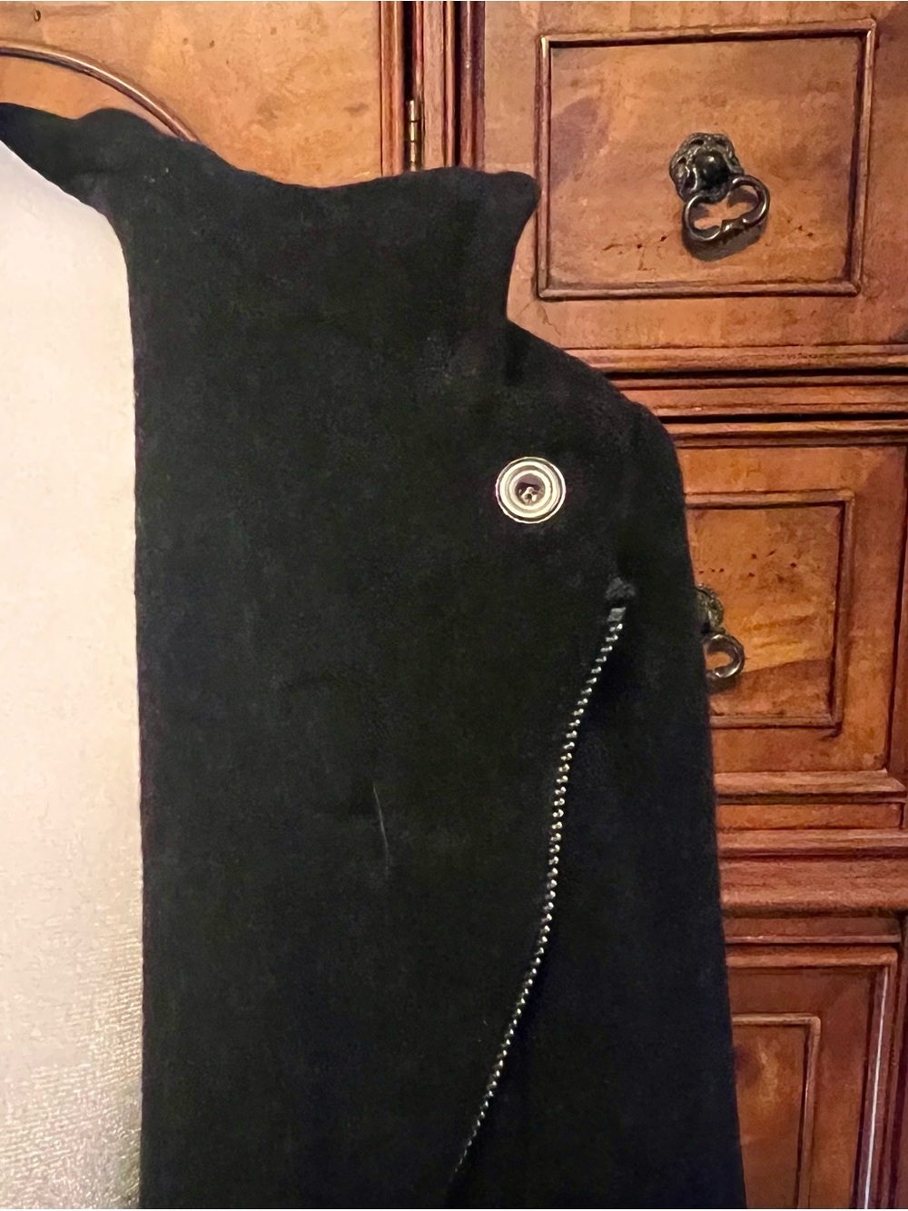 MICHAEL Michael Kors Black Toggle Hooded Pea Coat - Picture 8 of 9